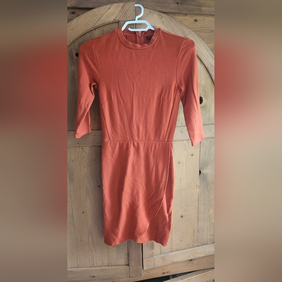 Topshop Dresses & Skirts - Elegant Orange Women's Dress Top Shop